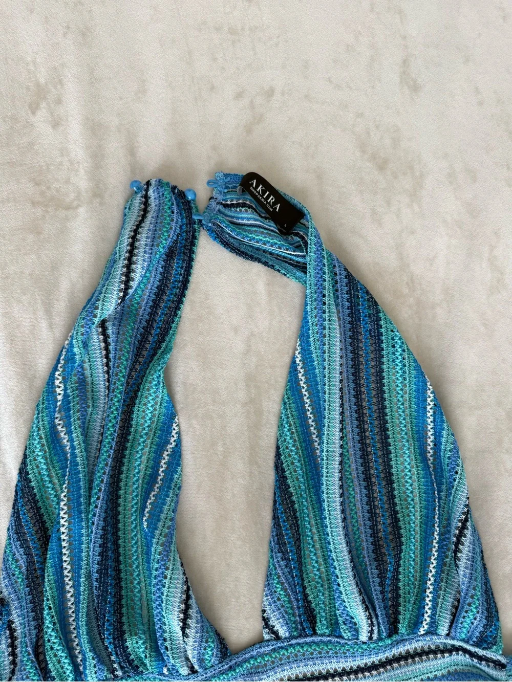 Akira Crushing On You Blue knit set